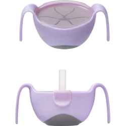 B.box Bol 3 en 1 avec paille amovible BOYSENBERRY