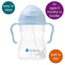 Bbox Tasse d'apprentissage avec système de paille pondérée Bubblegum 240 ml