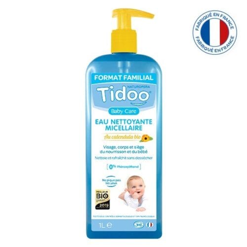 TIDOO eau nettoyante micellaire au calendula sans rinçage 1 L