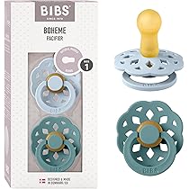Lot de 2 Tétines Round Boheme Glow Sage & Cloud - 06 Mois