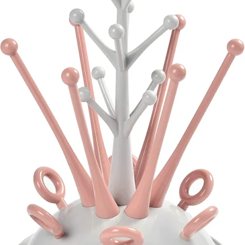 BÉABA, Egouttoir de biberons Rose gris