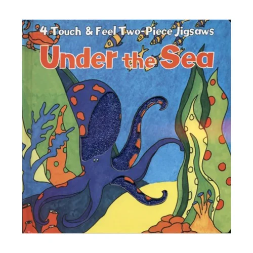 4 Touch and Feel Two Piece Jigsaws - Under The Sea