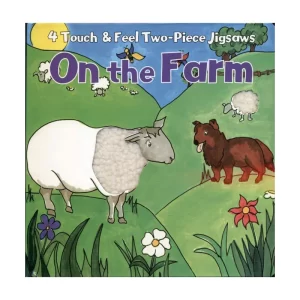 4 Touch and Feel Two Piece Jigsaws - Family Pets
