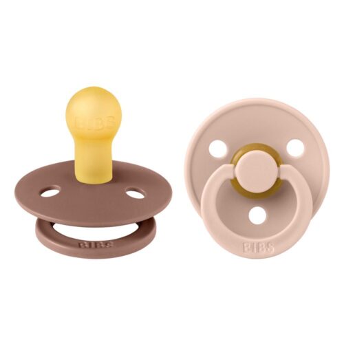 Bibs Lot de 2 Tétines - Blush et Dark Oak - 6-18 Mois