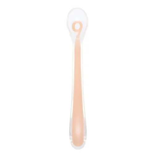 Babymoov Cuillère Pour Bébé En Silicone 1er Age Peach