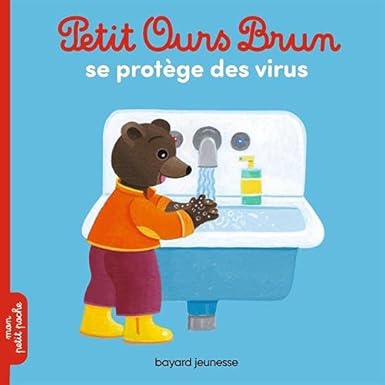 PETIT OURS BRUN SE PROTEGE DES VIRUS