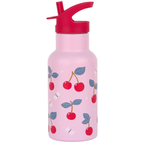A Little Lovely Company- Gourde isotherme Cerise