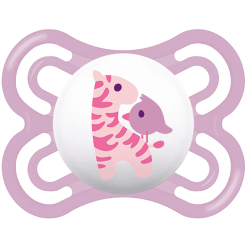 MAM Sucette Perfect silicone, 0-6 mois, girafe/escargot